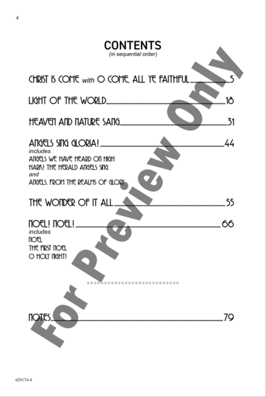 Noel, Christ Is Born! - Choral Book Unison Choir scores gallery preview page 7