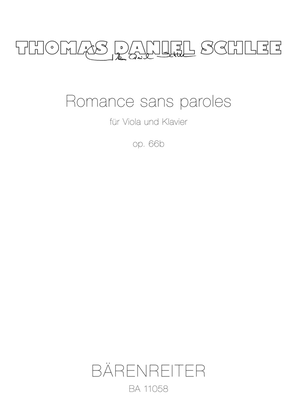 Romance sans paroles for viola and piano, op. 66b (2007)