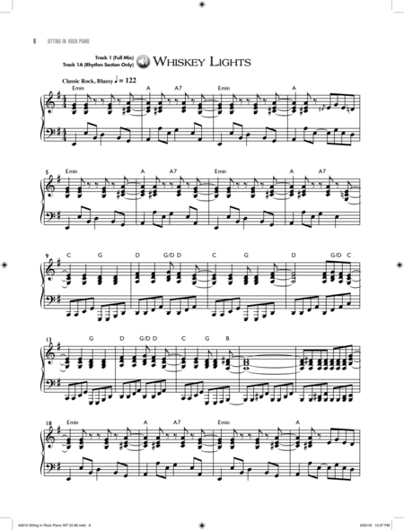 Sitting In -- Rock Piano Piano Method - Sheet Music
