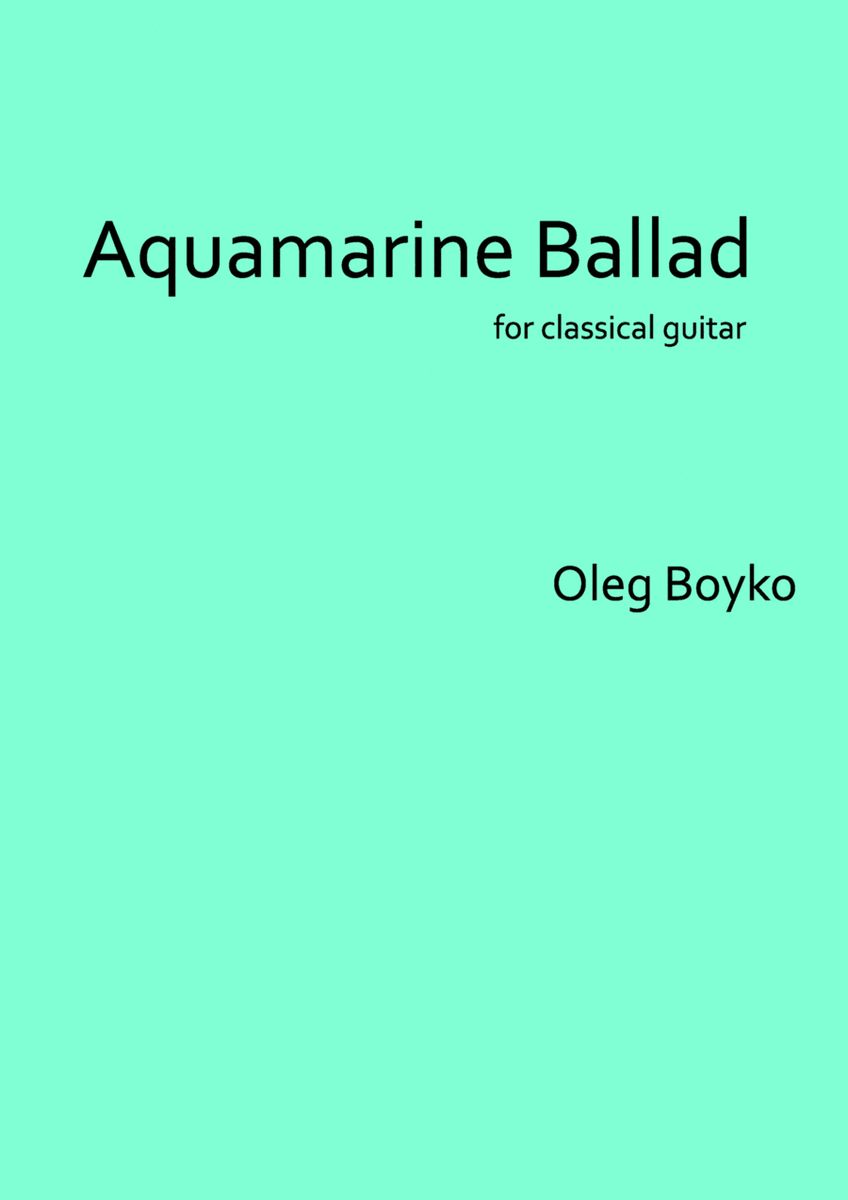Aquamarine Ballad image number null