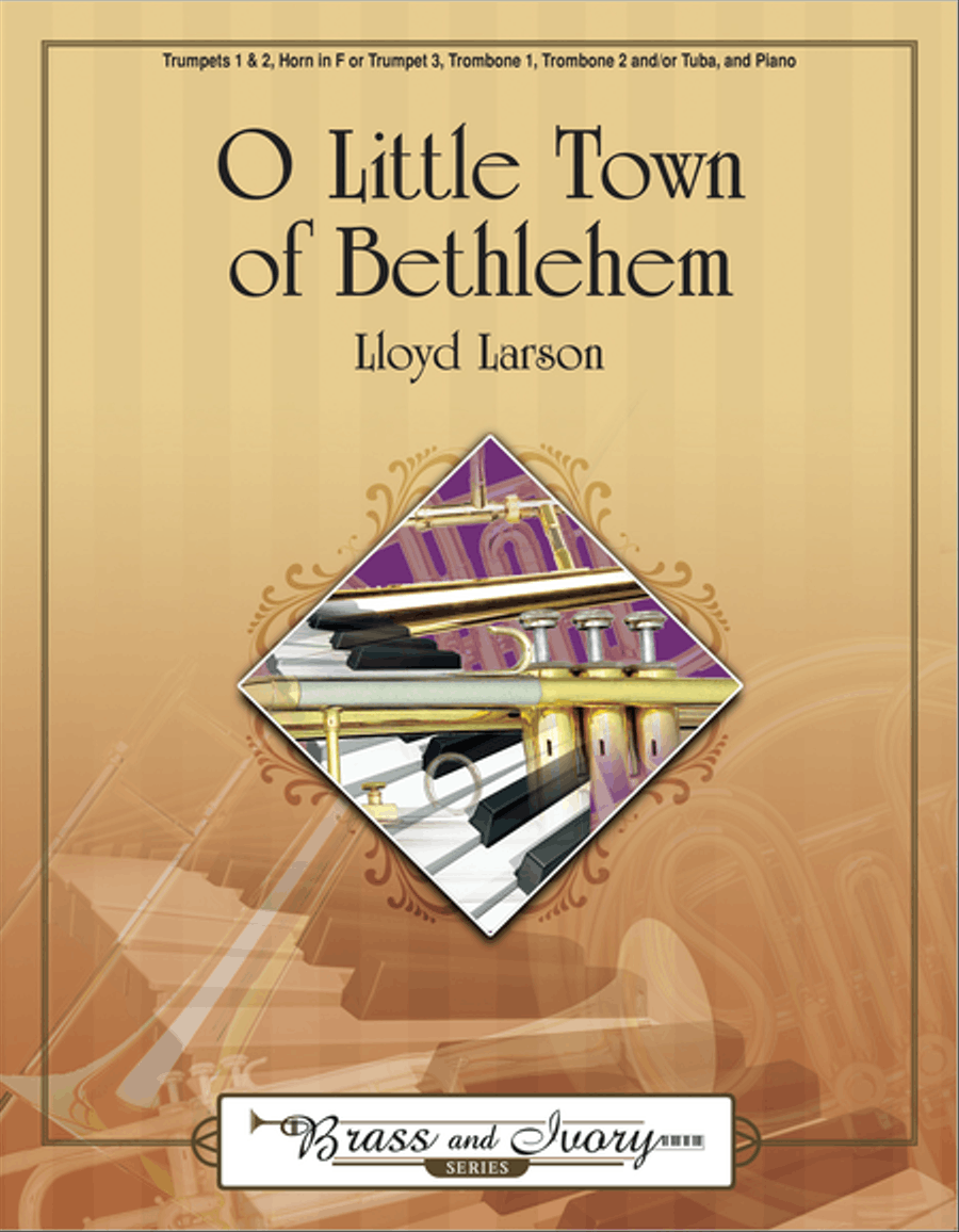 O Little Town of Bethlehem Brass Ensemble scores gallery preview page 1