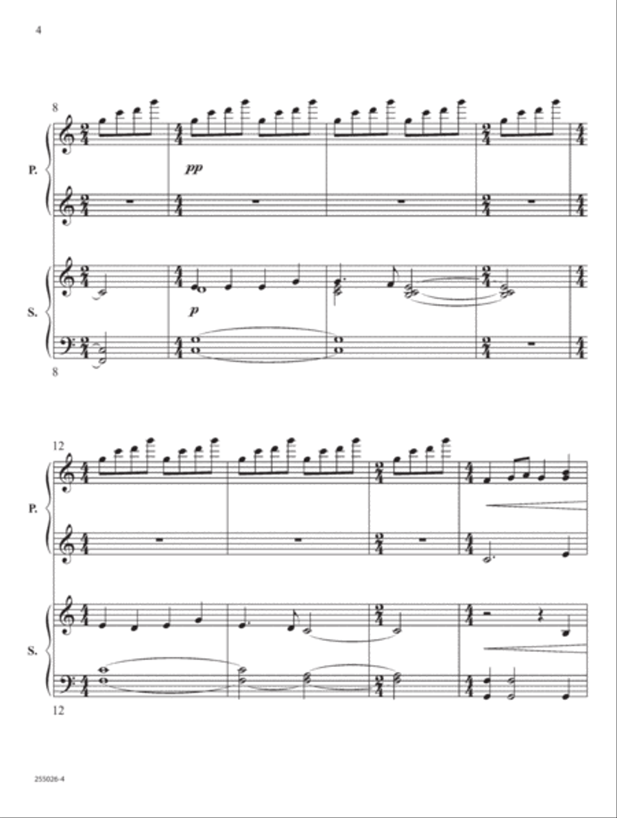 O Come All Ye Faithful 1 Piano, 4-Hands scores gallery preview page 4