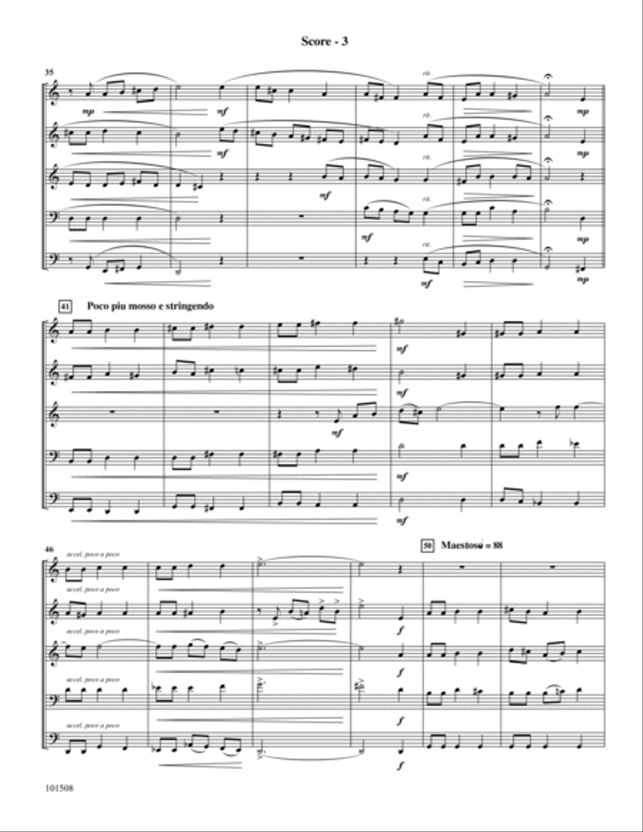 O For A Thousand Tongues to Sing Sacred scores gallery preview page 3