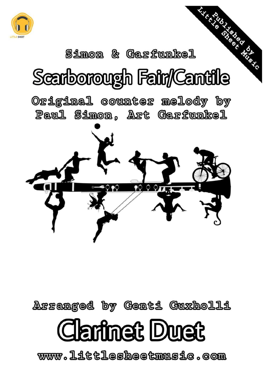 Scarborough Fair/canticle Clarinet Duet scores gallery preview page 1