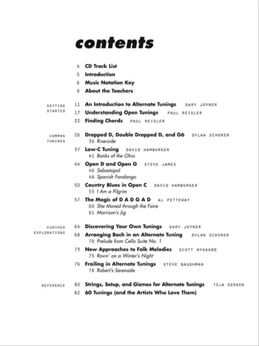 Alternate Tunings Guitar Essentials Guitar Tablature scores gallery preview page 3