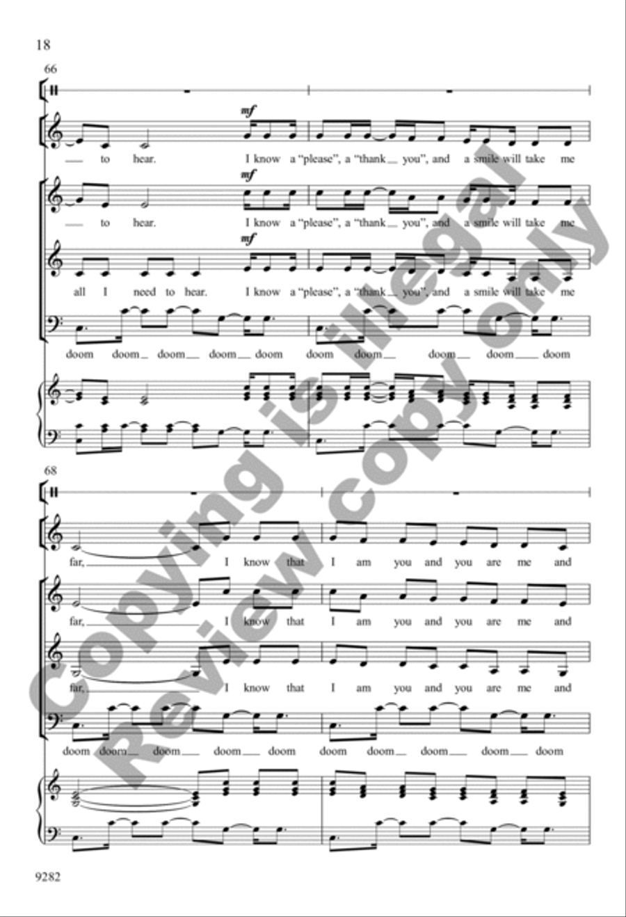 Wanting Memories Wanting Memories 3-Part scores gallery preview page 18