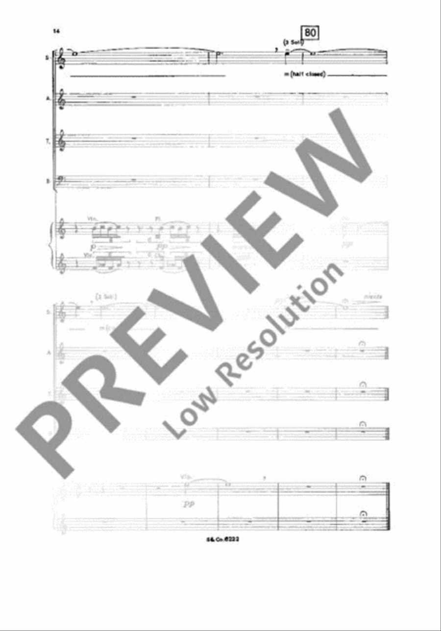 Three Fragments Three Fragments Mixed Choir scores gallery preview page 17