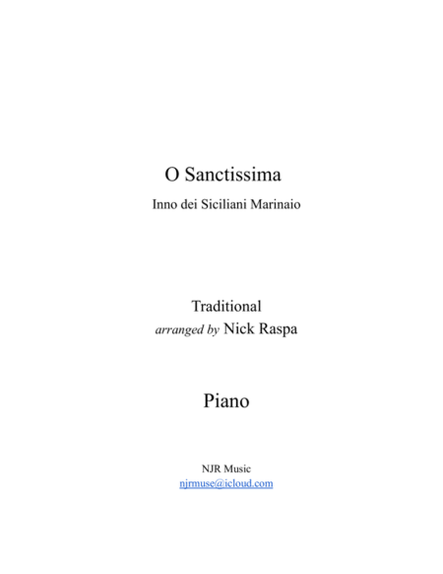 O Sanctissima - intermediate piano image number null