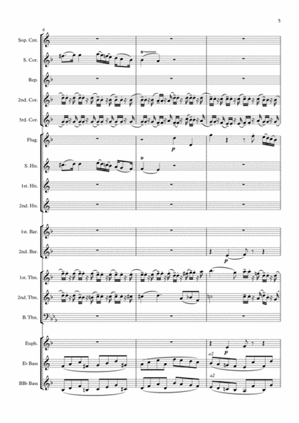 Adagio from Serenade No 10 "Gran Partita" - Mozart (Brass Band) image number null