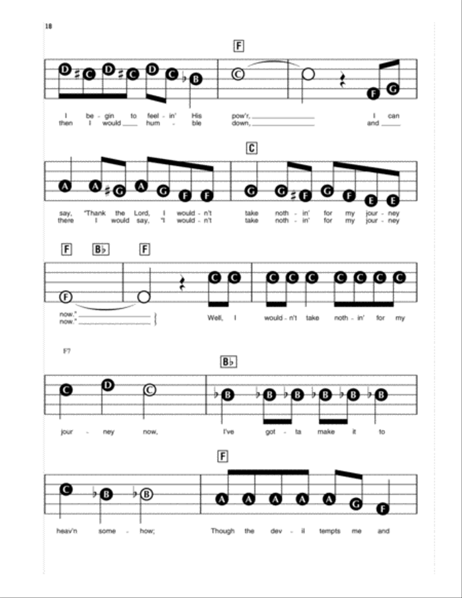 I Wouldn't Take Nothing For My Journey Now Electronic Keyboard scores gallery preview page 2