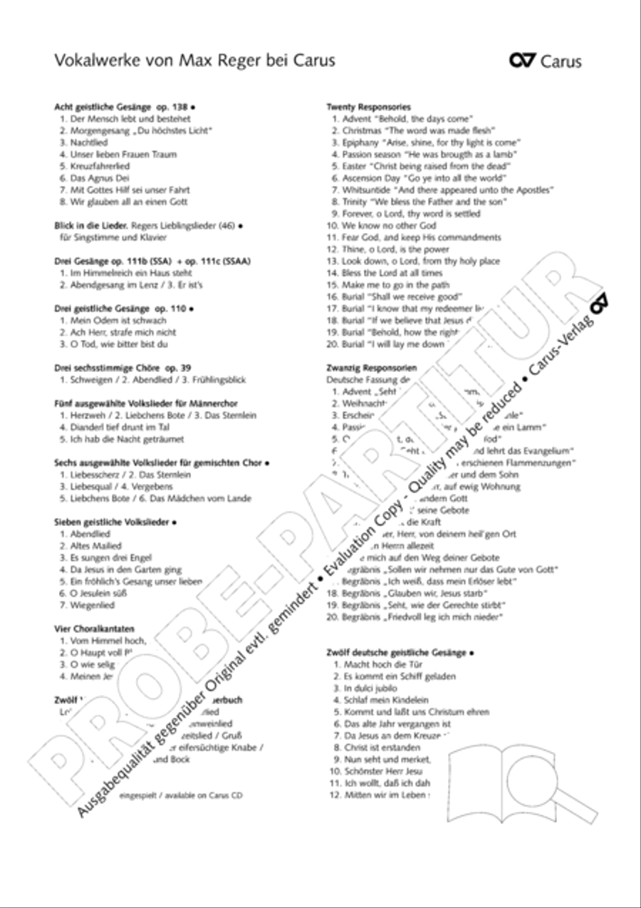From heav'n above to earth I come (Vom Himmel hoch, da komm ich her) SSAA scores gallery preview page 29