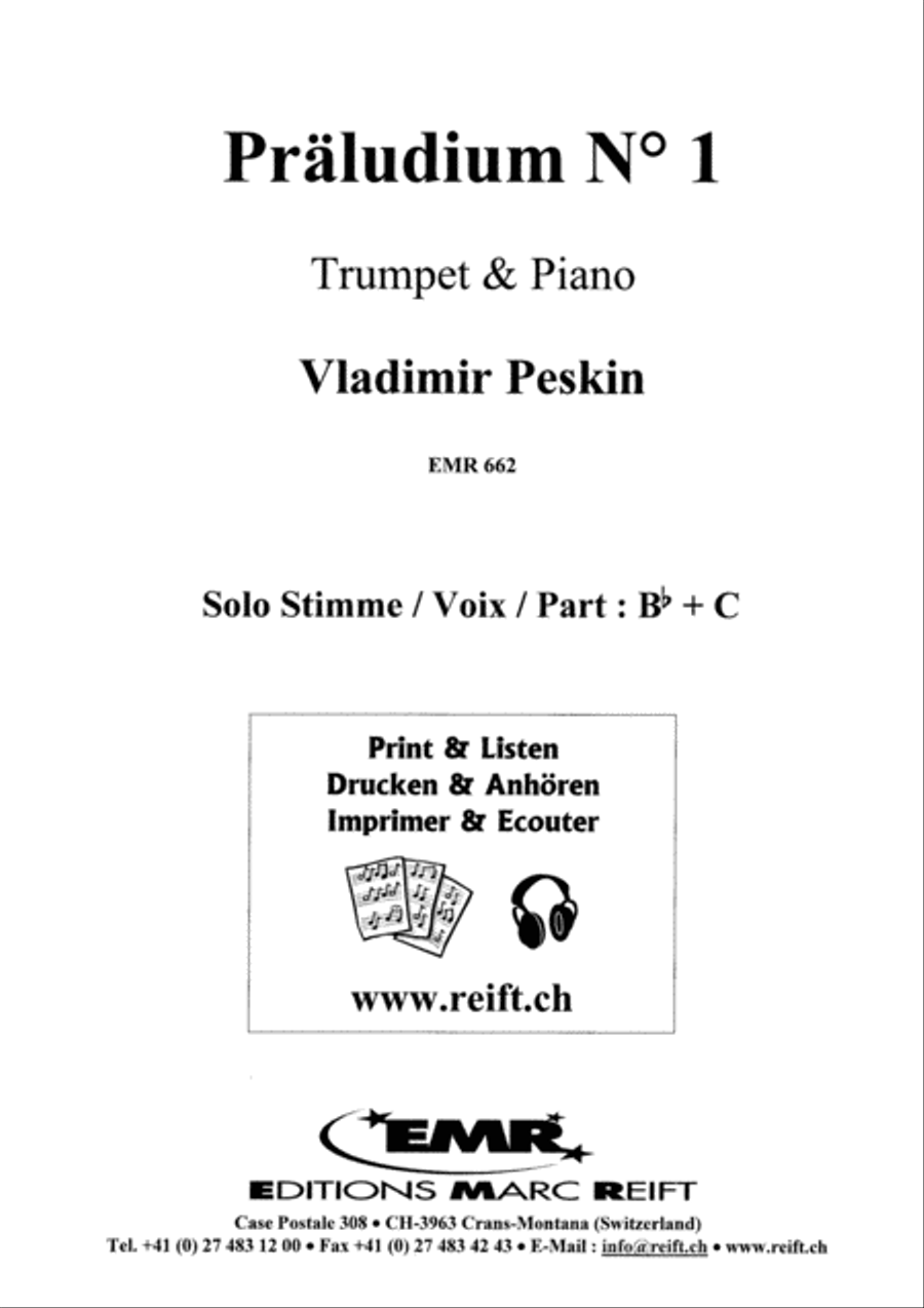 Praludium No. 1 Cornet scores gallery preview page 2