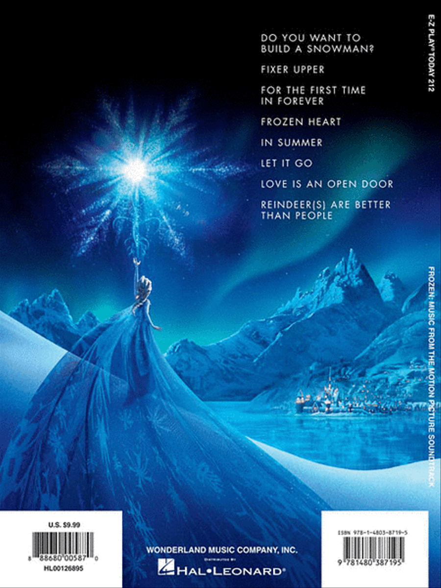 Frozen Frozen Electronic Keyboard scores gallery preview page 2