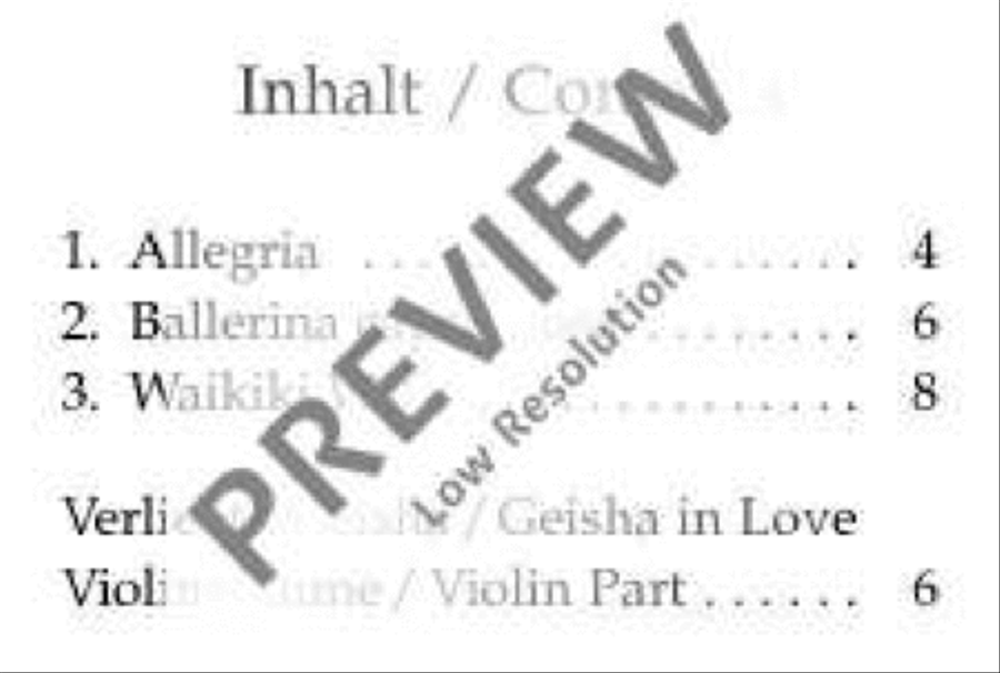 Carneval of Fingers Violin Solo scores gallery preview page 3