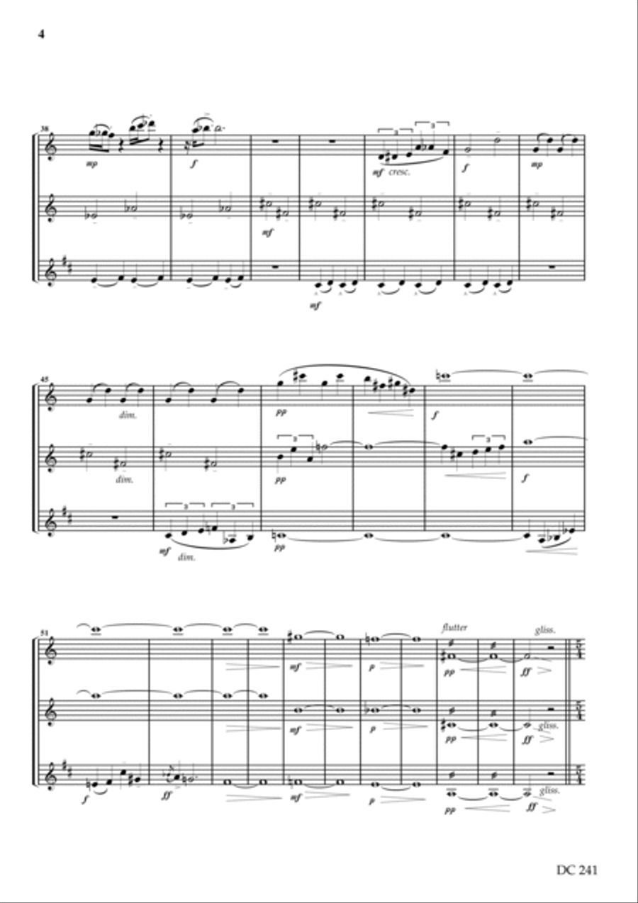 Wind trio Woodwind Trio scores gallery preview page 4