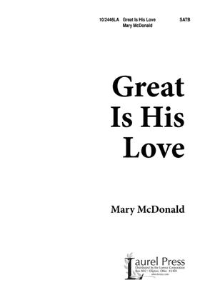 Book cover for Great Is His Love