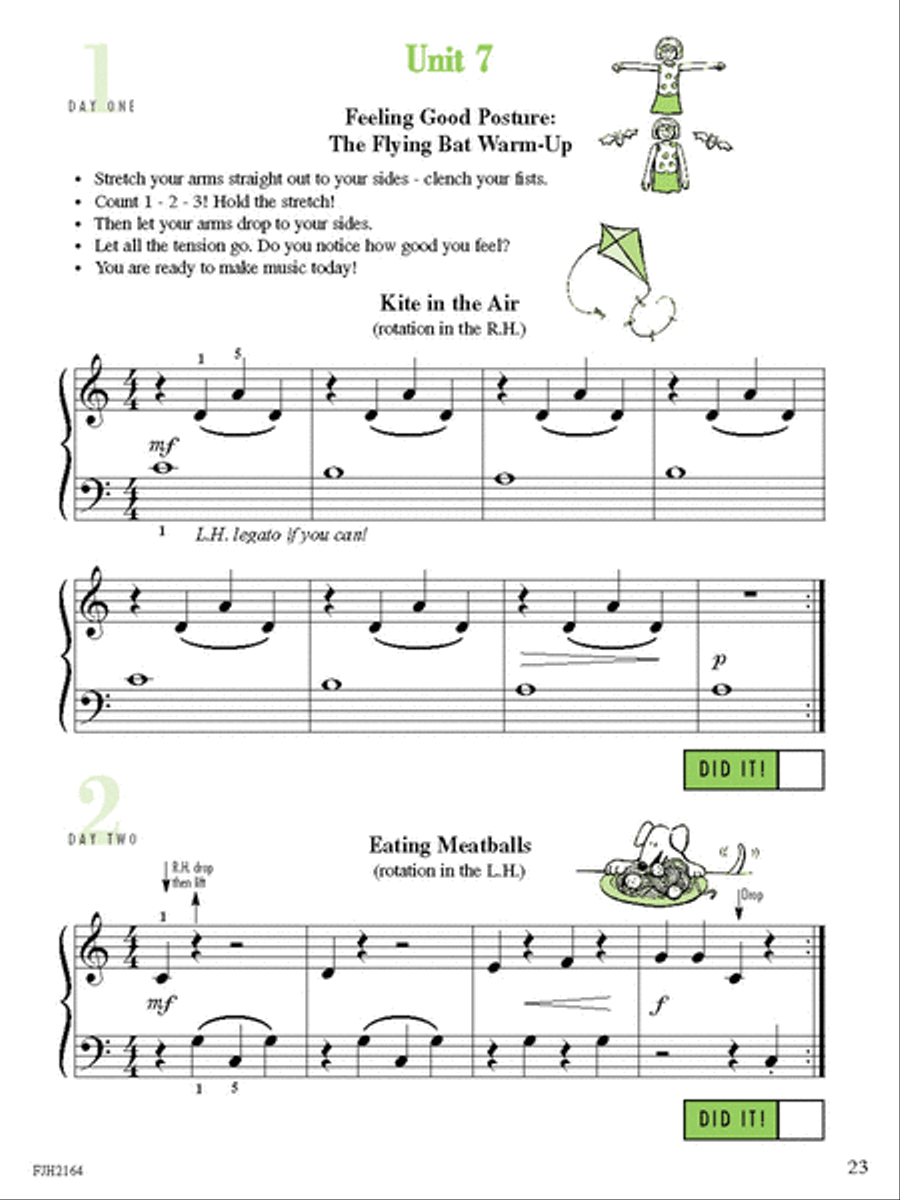 Energize Your Fingers Every Day, Book 1 Piano Method scores gallery preview page 2