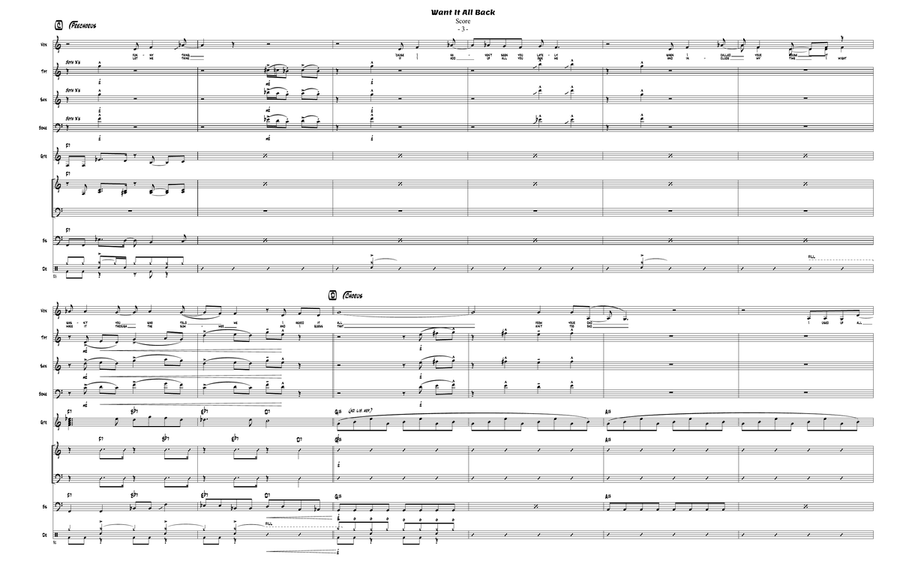 Want It All Back Jazz Ensemble scores gallery preview page 4