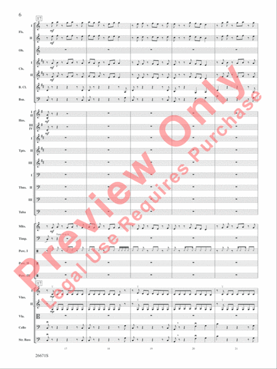The Story of Mumble Happy Feet Full Orchestra scores gallery preview page 7