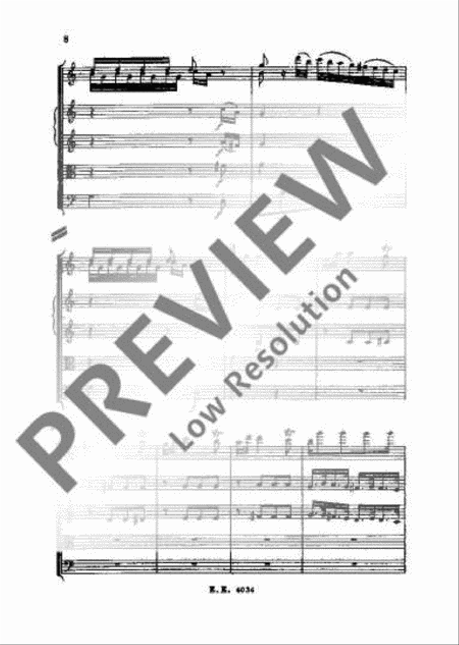 Concerto C major Orchestra scores gallery preview page 17