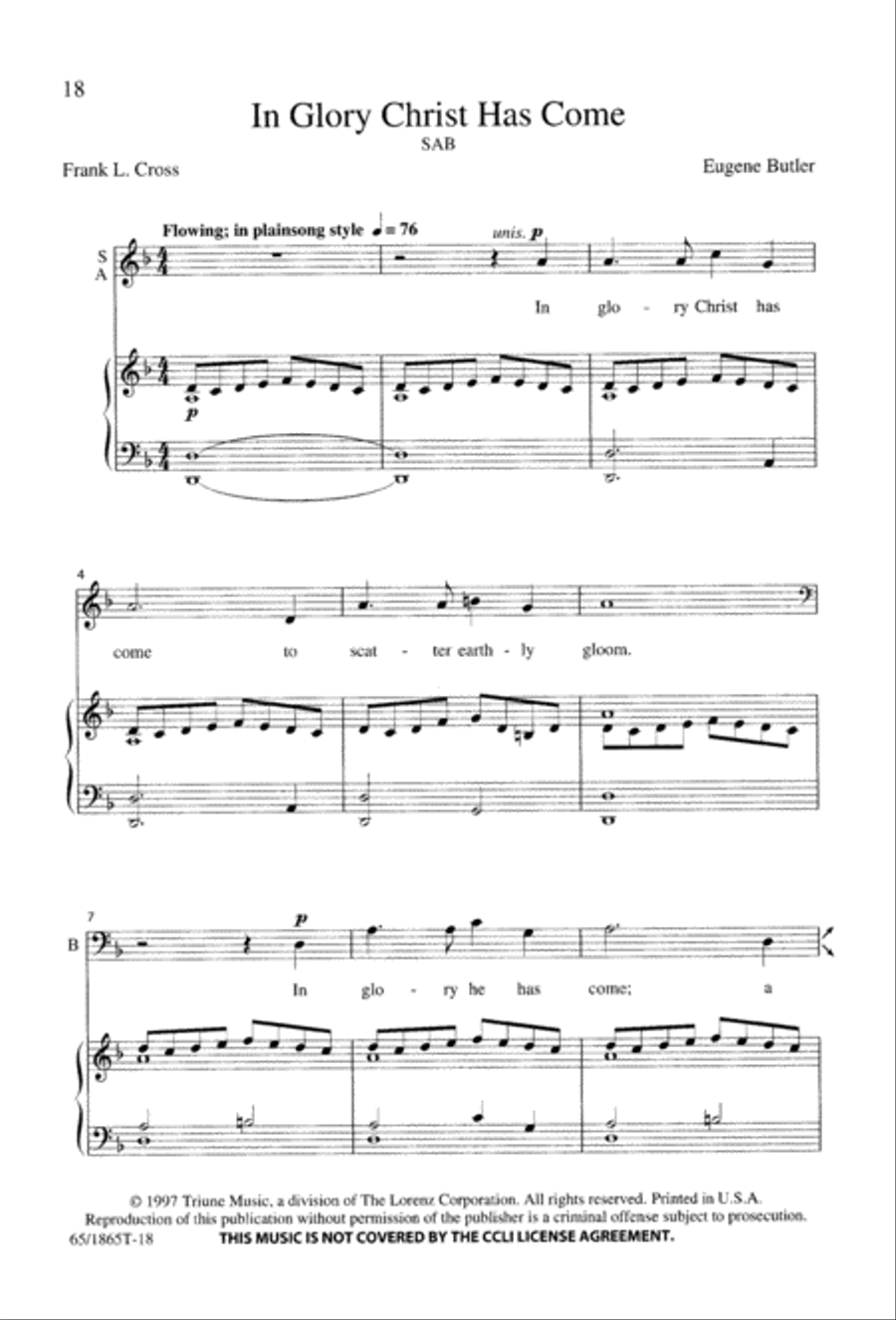 A Great Light A Great Light 3-Part scores gallery preview page 20