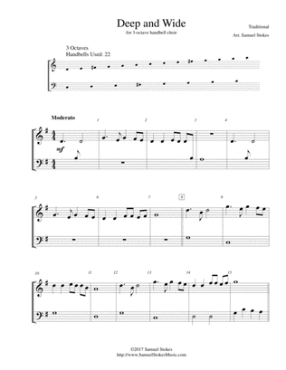 Deep and Wide - for 3-octave handbell choir