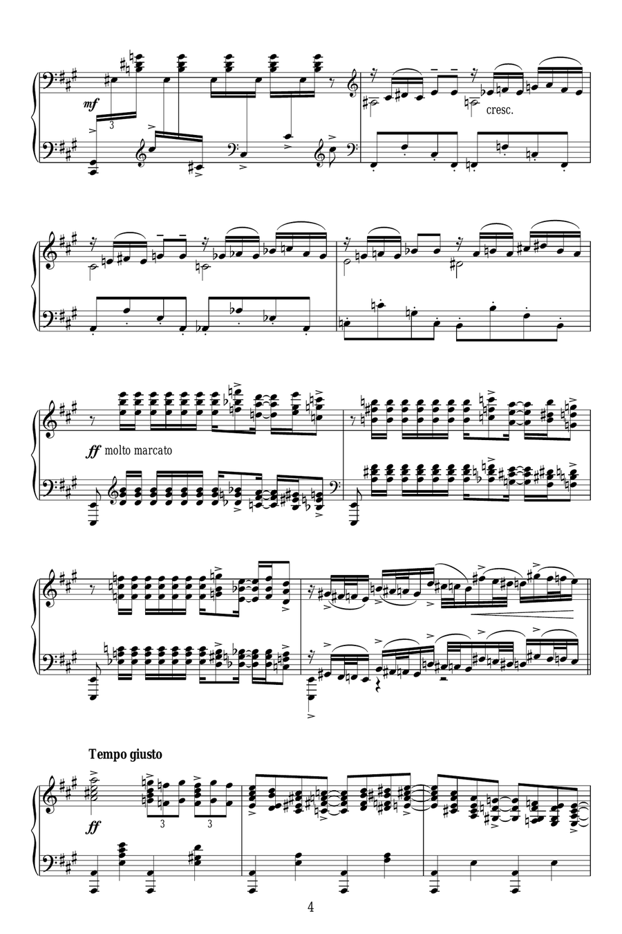 Rhapsody In Blue (Themes) Piano Solo scores gallery preview page 4