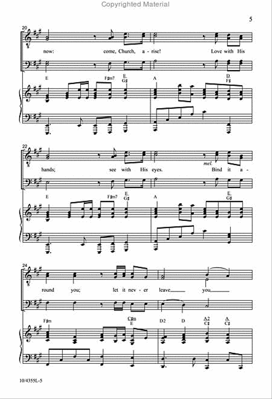 By Our Love By Our Love TTBB scores gallery preview page 5