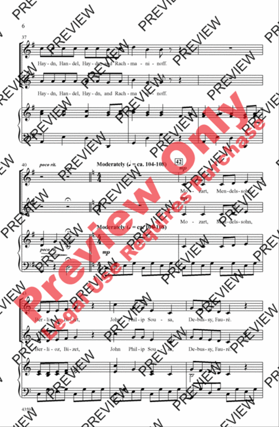 Composers All Around 2-Part scores gallery preview page 6
