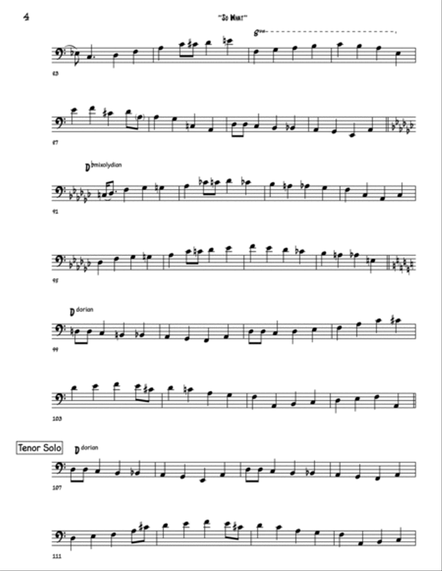 So What Double Bass scores gallery preview page 4
