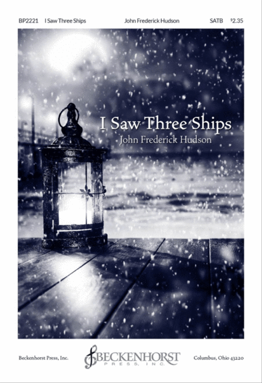 I Saw Three Ships - Hudson 4-Part scores gallery preview page 1