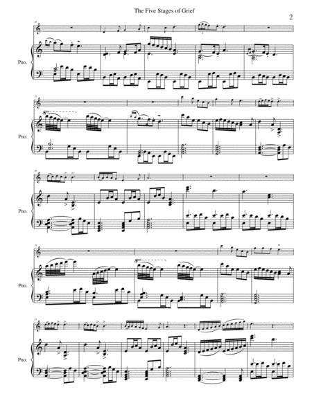 The Five Stages of Grief - original composition for oboe and piano image number null