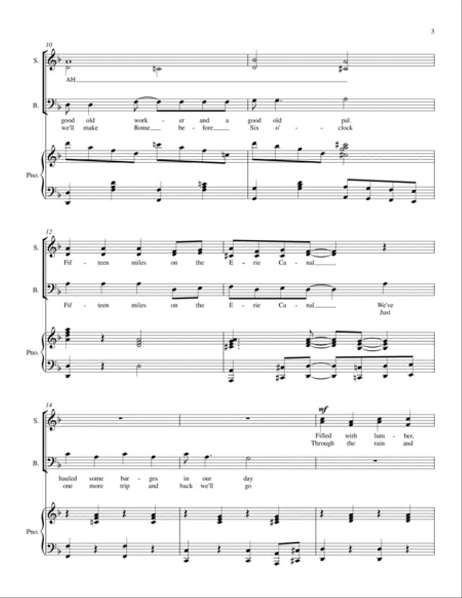 Erie Canal Choir scores gallery preview page 3