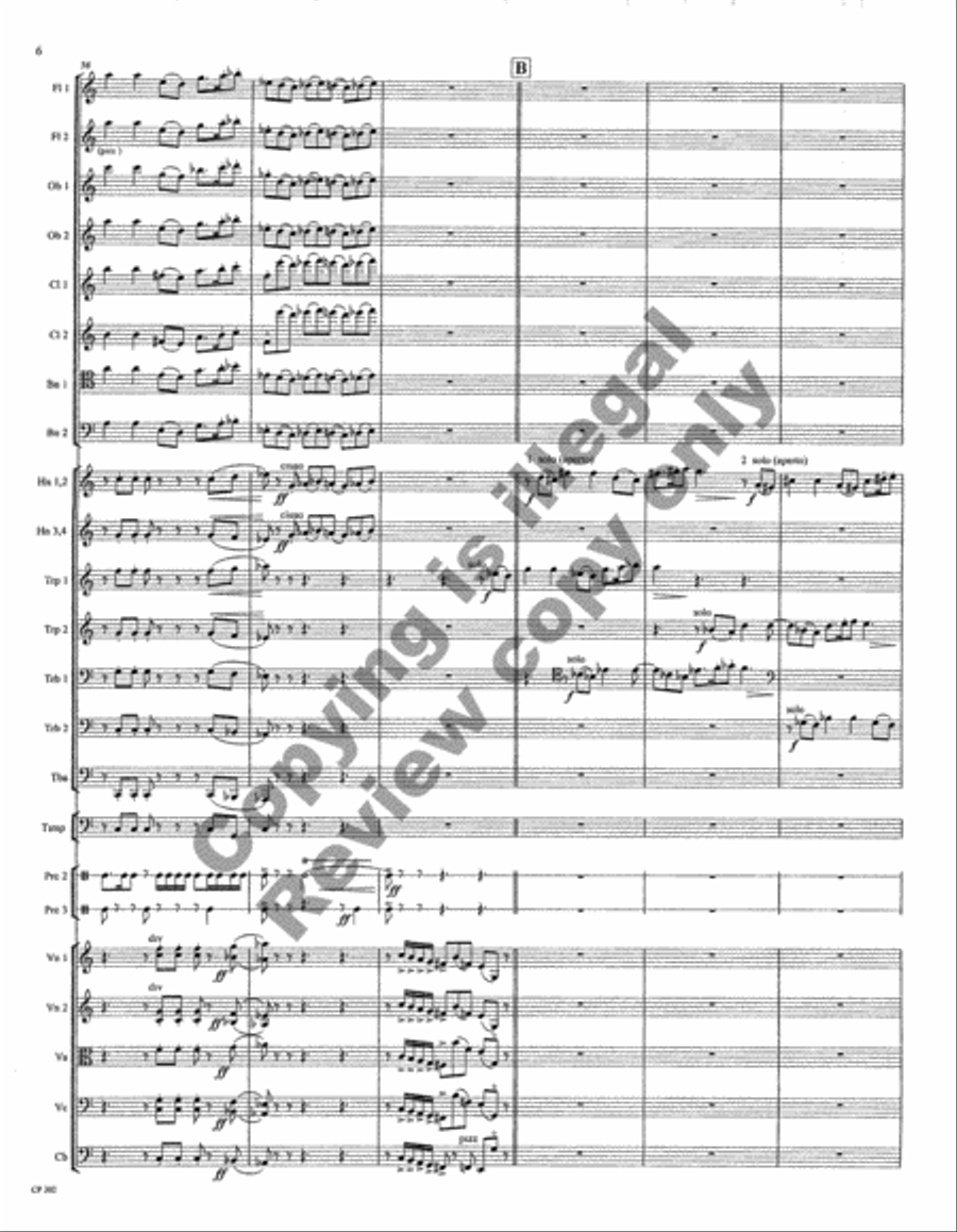Symphony No. 1 Full Orchestra scores gallery preview page 110