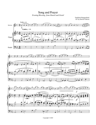 Song and Prayer (from Hansel and Gretel) for Euphonium and Organ