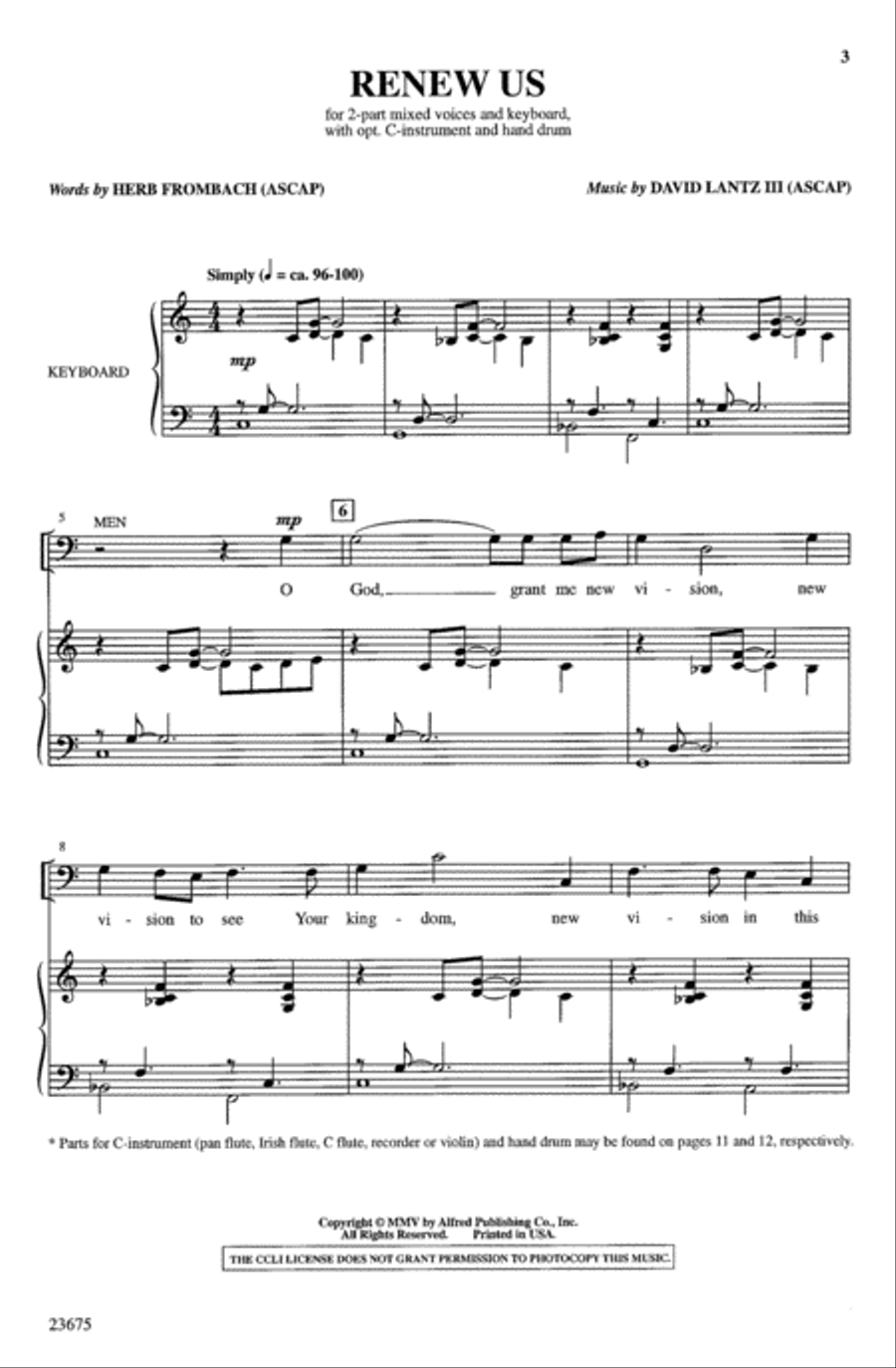 Renew Us Renew Us 2-Part scores gallery preview page 3
