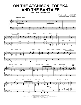On The Atchison, Topeka And The Santa Fe [Jazz version] (arr. Brent Edstrom)