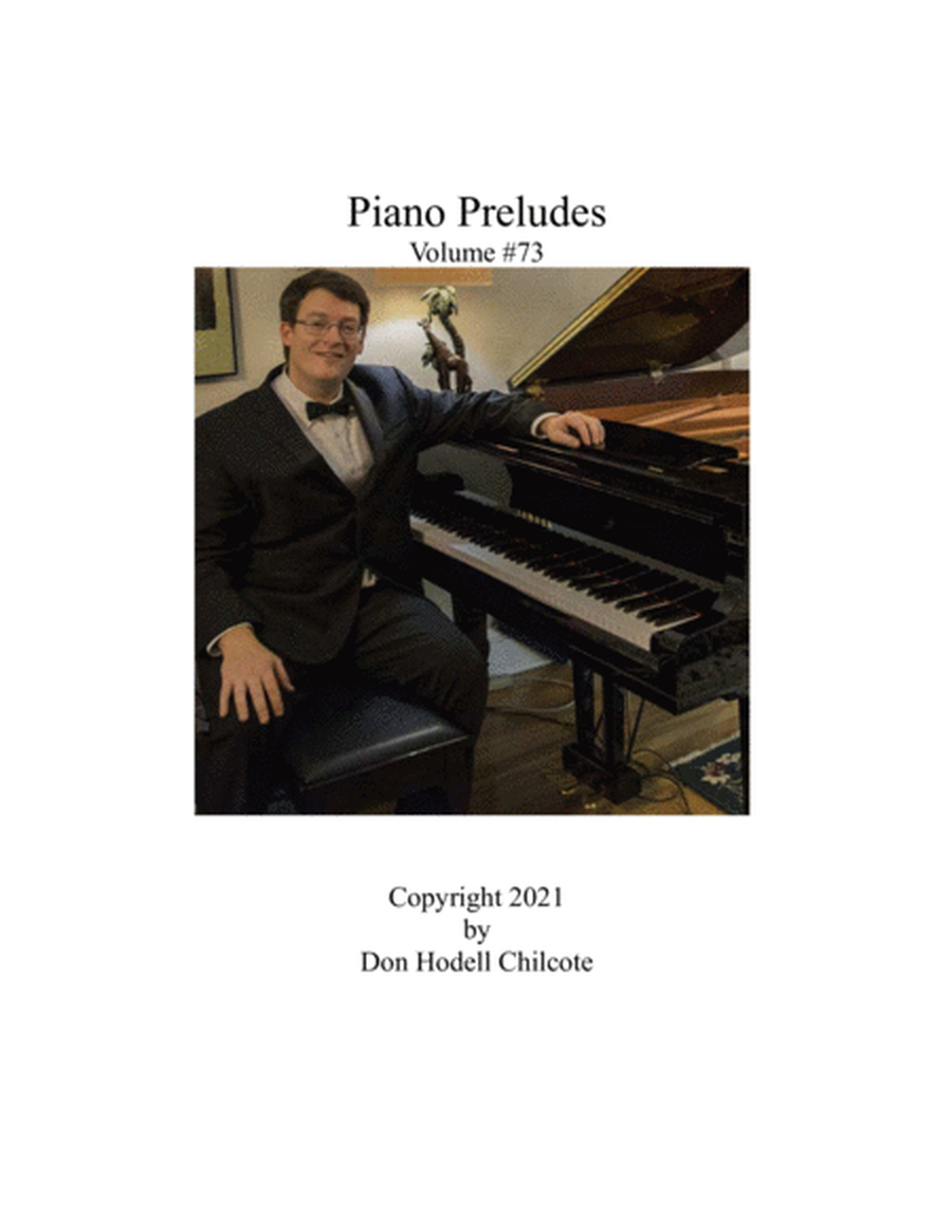 Piano Preludes Volume #73 image number null