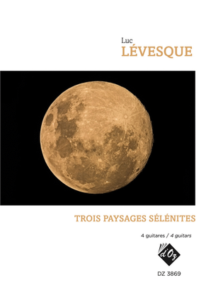 Book cover for Trois paysages sélénites