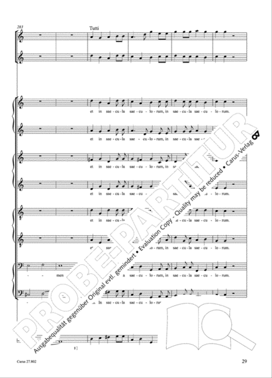 Salmi I (Selva morale e spirituale) Collection / Songbook scores gallery preview page 54