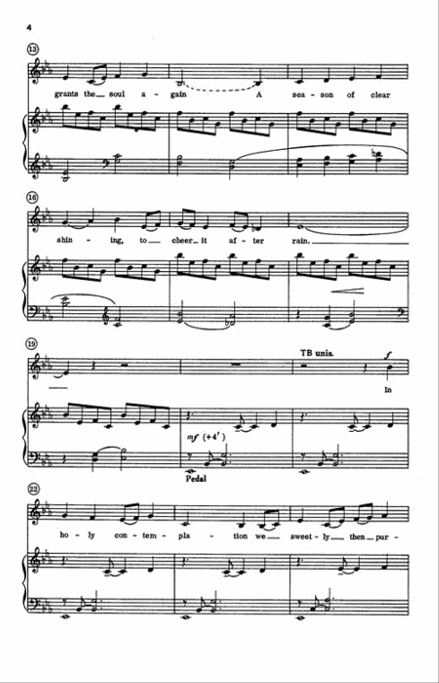 An Anthem of Comfort 4-Part scores gallery preview page 3
