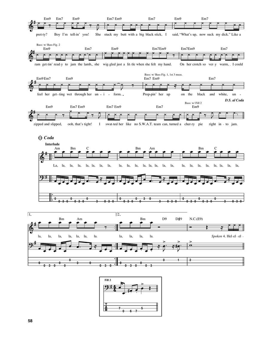 Sir Psycho Sexy Acoustic Guitar scores gallery preview page 4