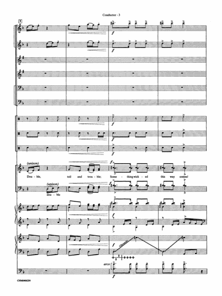 Double Trouble (from Harry Potter and the Prisoner of Azkaban): Score