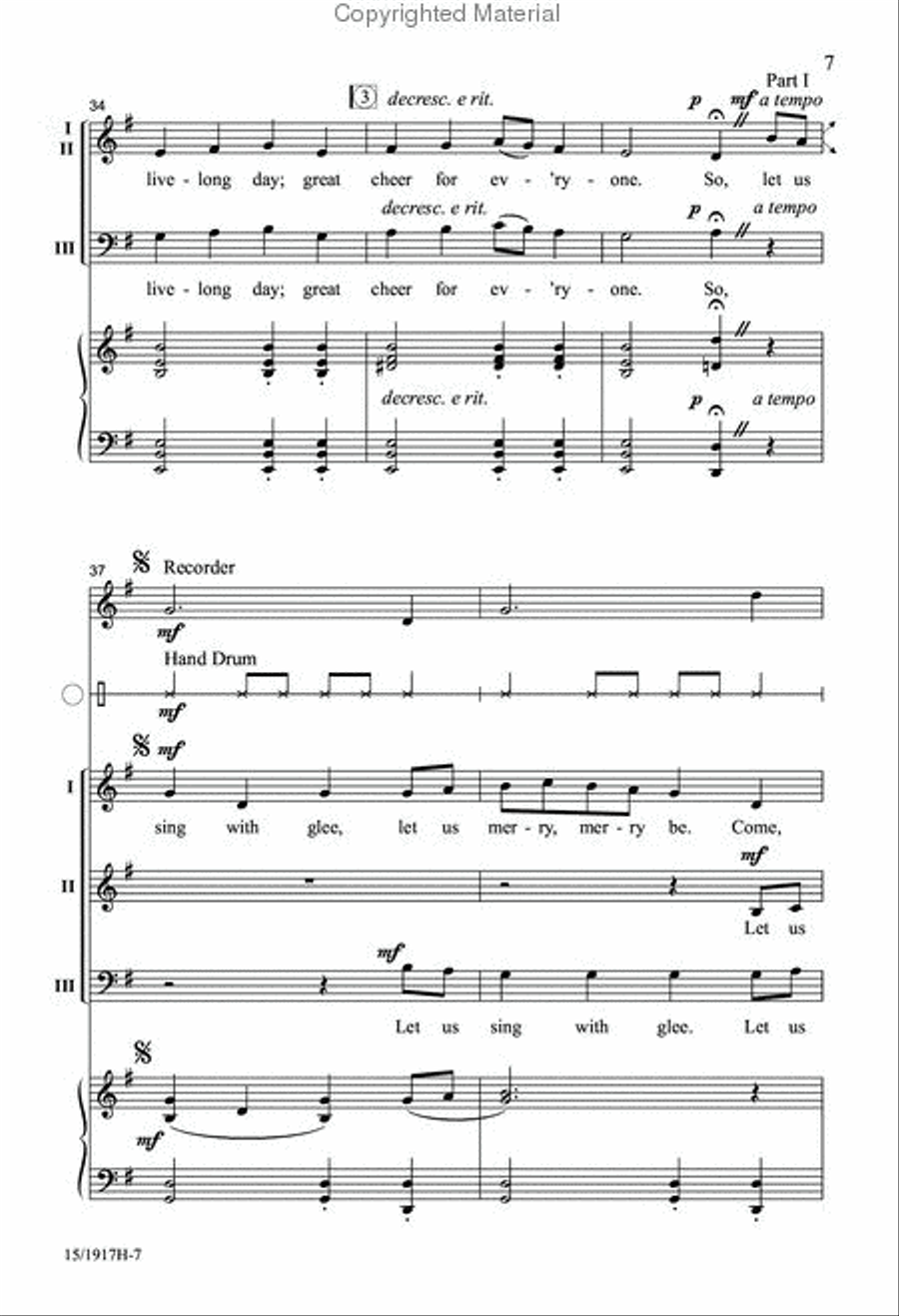Let Us Sing with Glee!