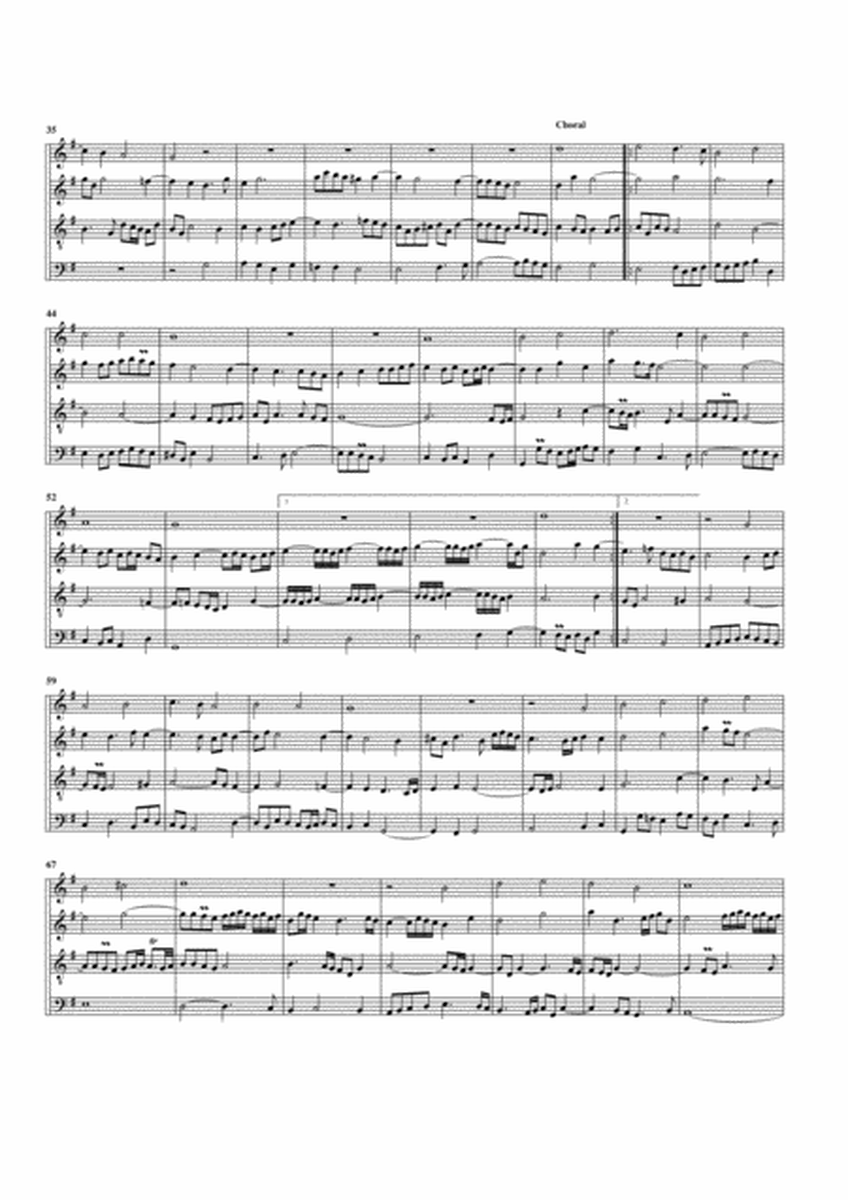 An Wasserfluessen Babylon (arrangement for 4 recorders)