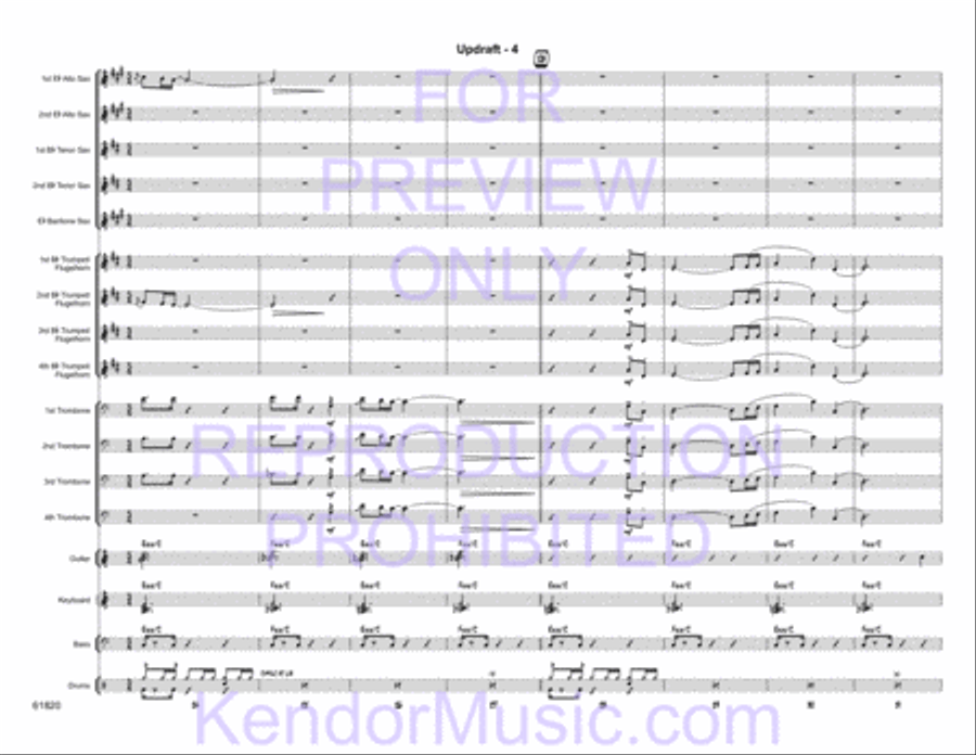 Updraft Updraft Jazz Ensemble scores gallery preview page 5
