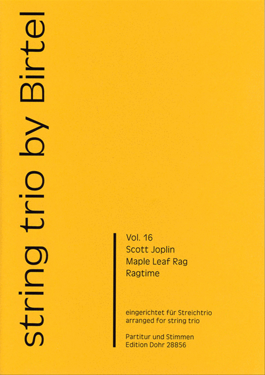 Maple Leaf Rag -Ragtime- (für Streichtrio) String Trio scores gallery preview page 1