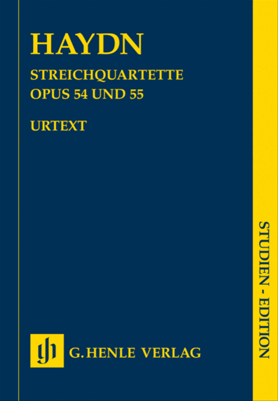 String Quartets, Vol. VII, Op. 54 and Op. 55 (Tost Quartets) String Quartet scores gallery preview page 1