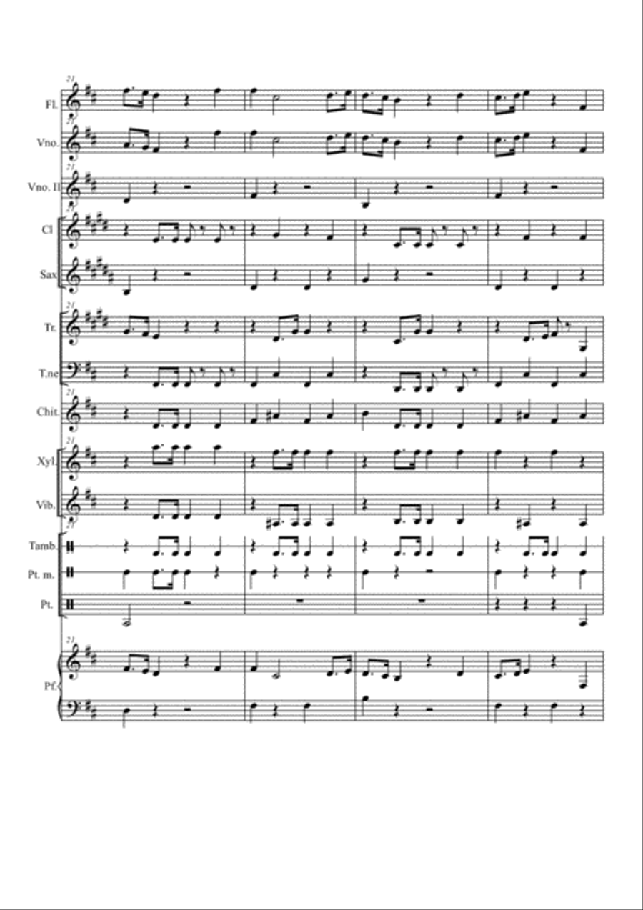 Inno d'Italia Inno d'Italia Large Ensemble scores gallery preview page 6