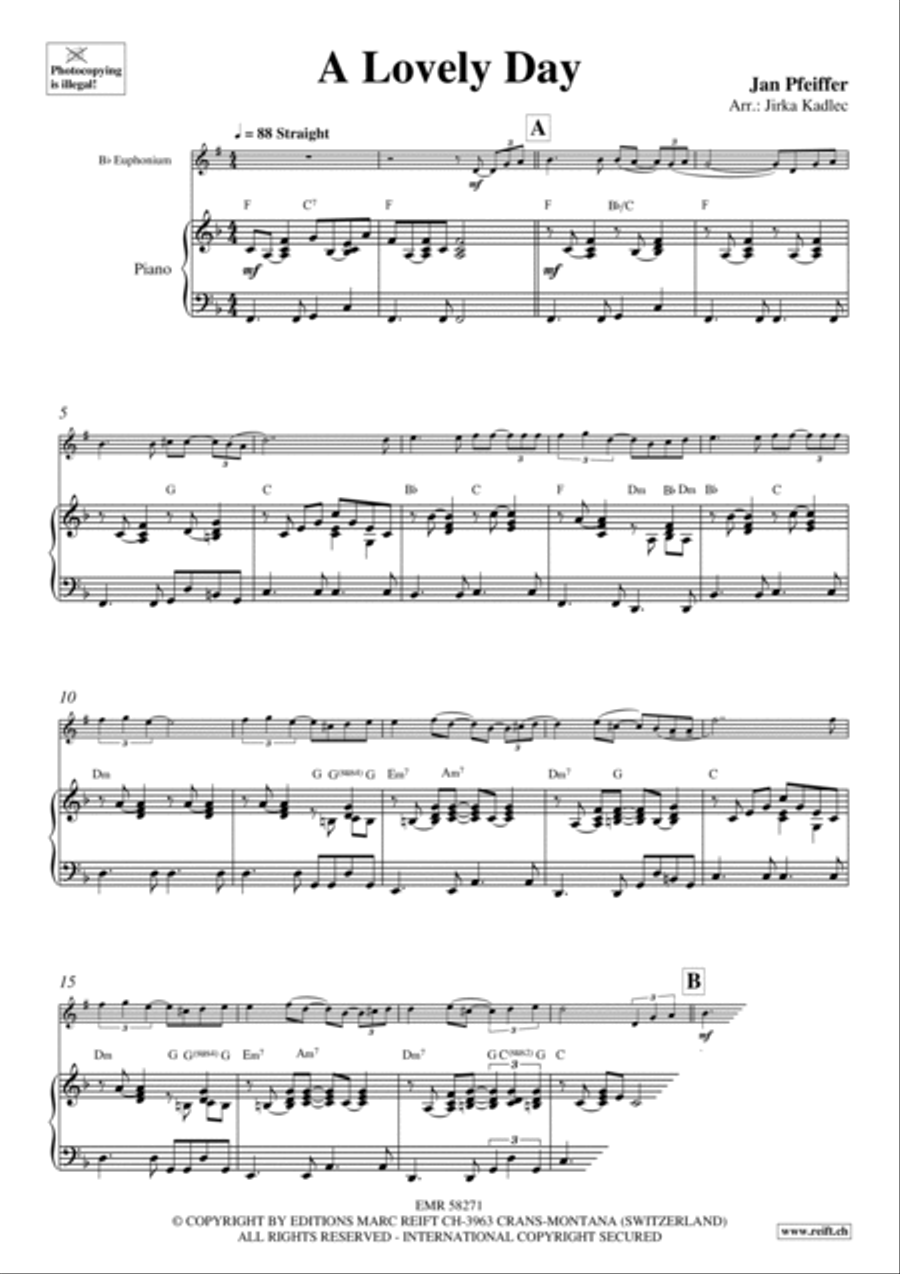 A Lovely Day A Lovely Day Euphonium scores gallery preview page 4